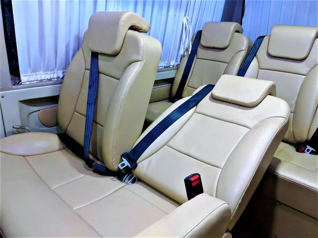 more than 140 degree push back seats TheDove 10 Seater Traveller Bus