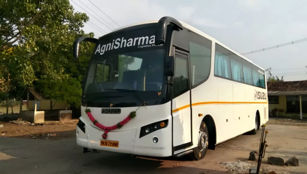 Bus Rental in Chennai by Sharman's Cab CompanyWe offer 12, 14, 25 and 40 seater AC Bus Rental In Chennai. Please reach out to us at +91-9840061594 for more detailsWe offer Bus Rental in Chennai for Group Tours, Corporate Team Outing, Family Trips, Special occassions, Wedding Hire, School Trips, College Fild Trips.